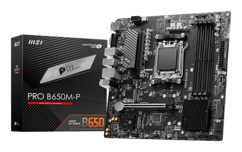 MSI PRO B650M-P Micro ATX AM5 Motherboard