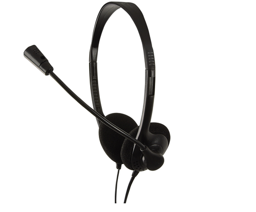 LogiLink (HS0001) Stereo, Wired, 8 - 22000 Hz, Headset/Headphone, Black
