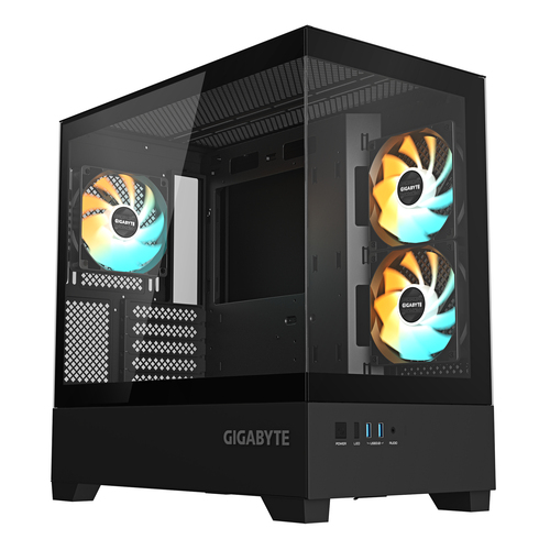 GIGABYTE C301 Glass White Mid Tower PC Case