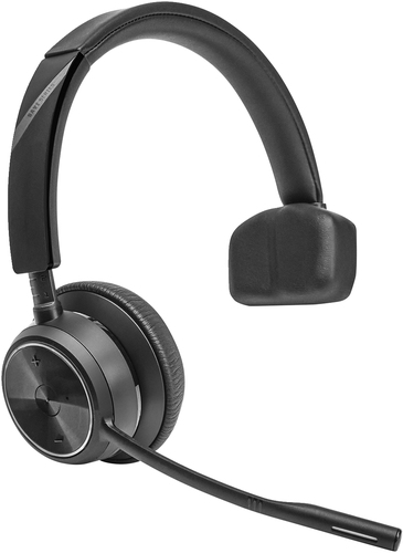 POLY Savi 7410 Office Monaural DECT, 1880-1900 MHz, Wireless, Headset/Headphones, Black