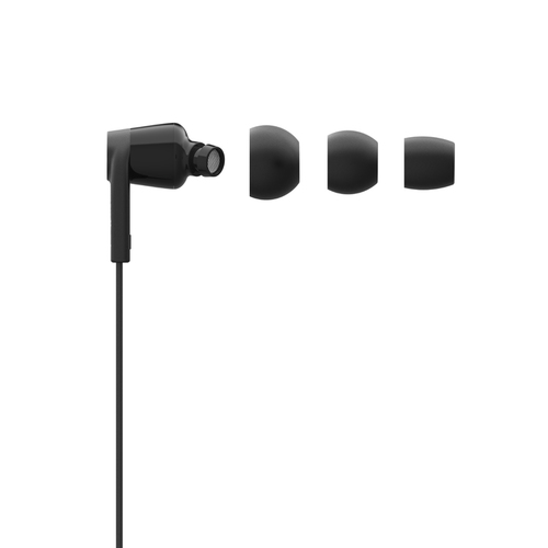 Belkin ROCKSTAR (G3H0002BTBLK), Wired, Headphones/Earphones, Black