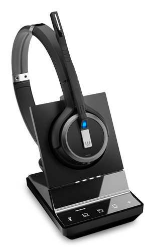 EPOS IMPACT SDW 5065, Double-Sided DECT, Wireless, 150 - 11500 Hz, Headset/Headphones, Black