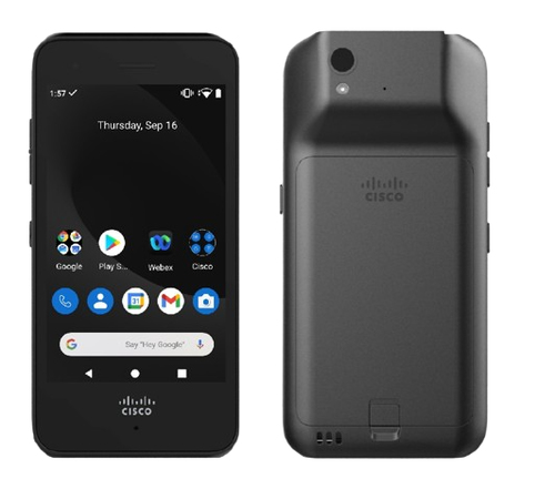 Cisco 840, 10.2 cm (4"), 3GB, 32GB, 8MP, Android 10, Black Mobile Phone