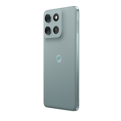 Motorola moto g56 5G side profile highlighting power button and metallic frame