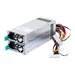 Synology 500W redundant power supply with dual fans and cable harness