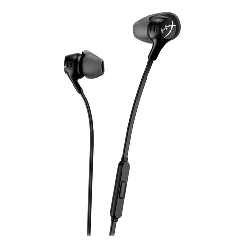 HyperX Cloud Earbuds II black wired gaming earbuds with 3.5mm jack