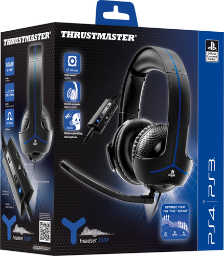 Thrustmaster Y-300P, Wired, Gaming, Headset/Headphones, Black