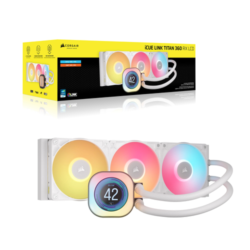 Corsair iCUE LINK TITAN 360 RX LCD, All-in-one liquid cooler