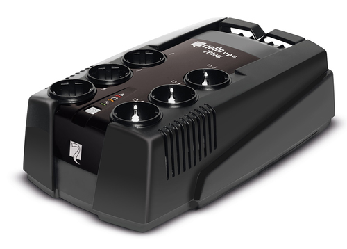 Compact Riello iPlug 0.8 kVA UPS for home and small office setup