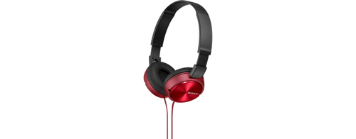 Sony (MDR-ZX310AP), Wired, 10 - 24000 Hz, Headset/Headphones, Red