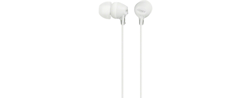 Sony MDR-EX15LP, Wired, 8 - 22000 Hz, Headset/Earphones, White