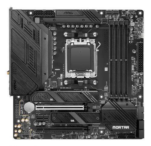 MSI MAG B650M MORTAR WIFI Micro ATX AM5 Motherboard