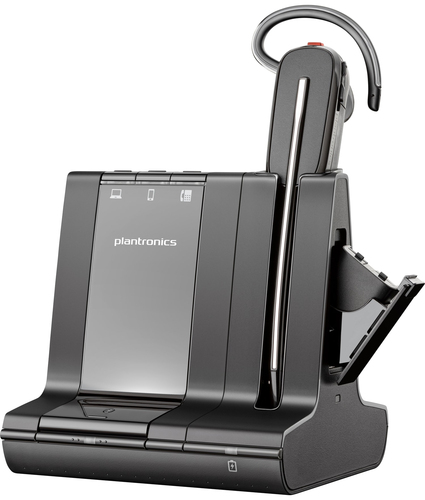 POLY Savi 8245 DECT, USB-A to C +D400, Wireless,1880-1900 MHz, Headset/Earpods, Black