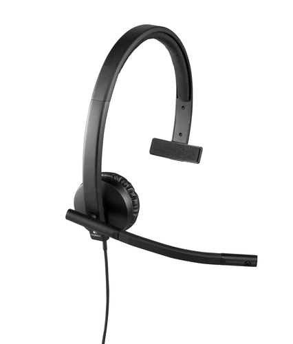 Logitech USB H570e Mono, Wired, 31.5 - 20000 Hz, Headset/Headphones, Black