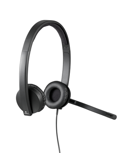 Logitech USB H570e Stereo, Wired, 31.5 - 20000 Hz, Headset/Headphones, Black