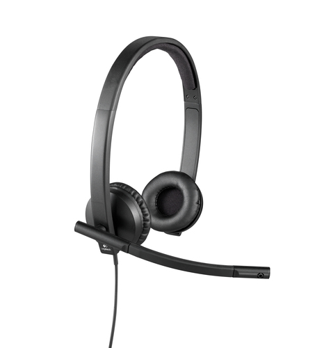 Logitech USB H570e Stereo, Wired, 31.5 - 20000 Hz, Headset/Headphones, Black