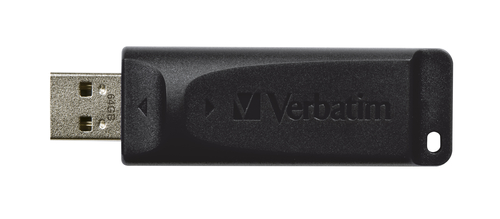 Verbatim 64GB USB Type A slider flash drive black storage stick