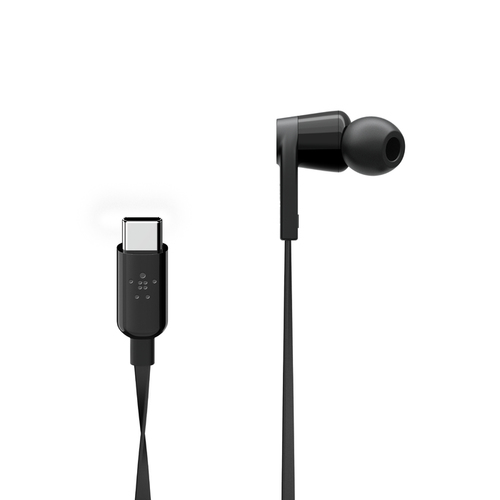 Belkin ROCKSTAR (G3H0002BTBLK), Wired, Headphones/Earphones, Black