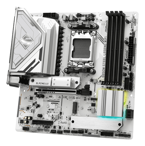 ASRock B850M Steel Legend WiFi Micro ATX AM5 Motherboard