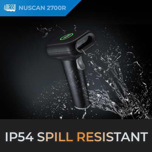 Adesso NuScan 2700R 1D/2D 640x480 pixels Handheld Barcode Scanner