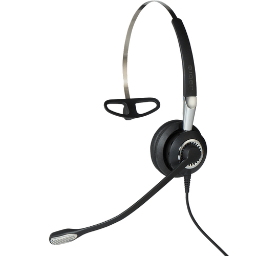 Jabra BIZ 2400 II Mono IP, 3-in-1 Headset, Wired, Black, Silver Headphone