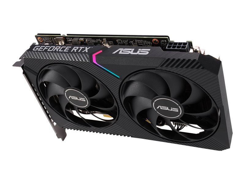 ASUS DUAL-RTX3060-O12G-V2-OC 12GB GDDR6 PCIe 4.0 x4 Graphics Card