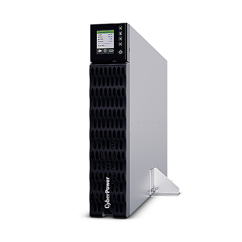 CyberPower OL6KERTHD 6000W rackmount tower UPS side angle
