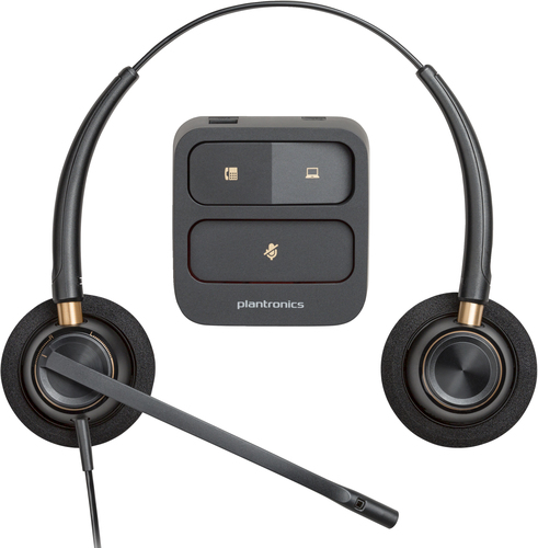 POLY EncorePro 520 (783P7AA) Binaural QD, 20 - 10000 Hz, Wired Headset/Headphone