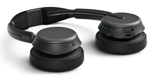 EPOS IMPACT 1061 ANC, Double-sided Bluetooth, Wireless, 20 - 20000 Hz, Headset/Headphones, Black