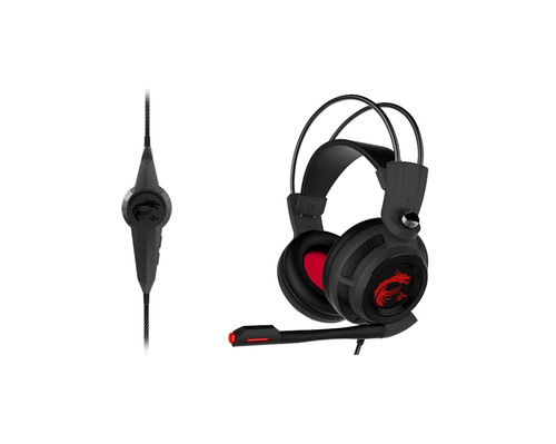 MSI DS502 7.1 Virtual Surround Sound, Wired, Gaming Headset/Headphone