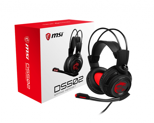 MSI DS502 7.1 Virtual Surround Sound, Wired, Gaming Headset/Headphone