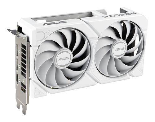 ASUS Dual -RX9060XT-16G-WHITE, Radeon RX 9060 XT 16 GB GDDR6 Graphics Card