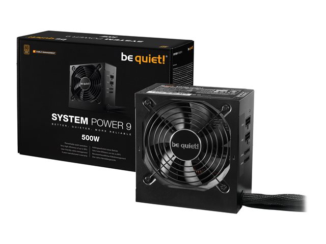 be quiet! System Power 9, 500W CM, 200 - 240 V, 50 Hz, 4 A, Power Supply