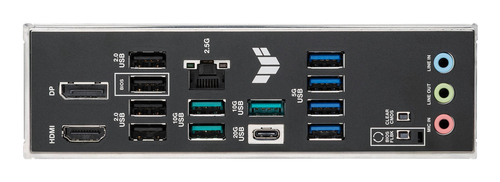 ASUS TUF Gaming B850M-PLUS II rear IO ports USB HDMI Ethernet