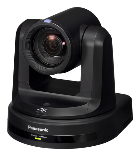 Panasonic AW-UE20 PTZ video conference camera capturing smooth 60fps 4K video