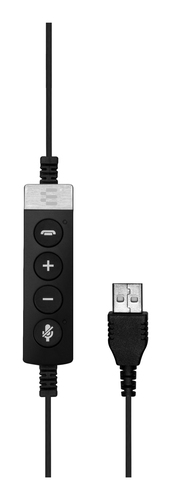 EPOS IMPACT SC 260 USB II, Wired, 50 - 18000 Hz, Headset/Headphones, Black