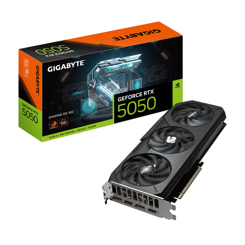 GIGABYTE GeForce RTX 5050 OC 8GB GDDR6 128bit PCIe 5.0 Gaming Graphics Card