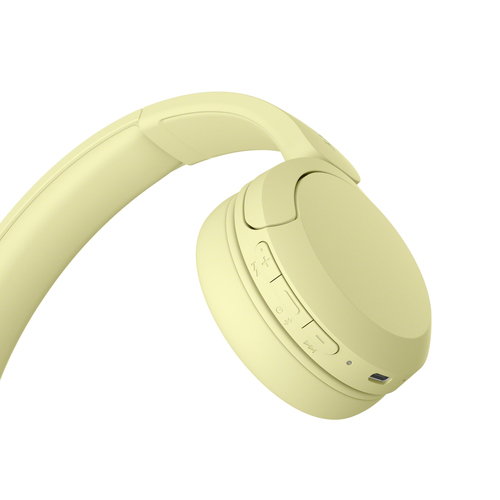 Sony (WHCH520Y.CE7), Wireless, 20 - 20000 Hz, Headset/Headphones, Yellow