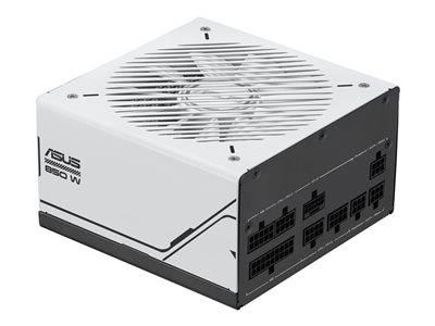 ASUS AP-850G 850W power supply rear view showing modular ports and fan grille