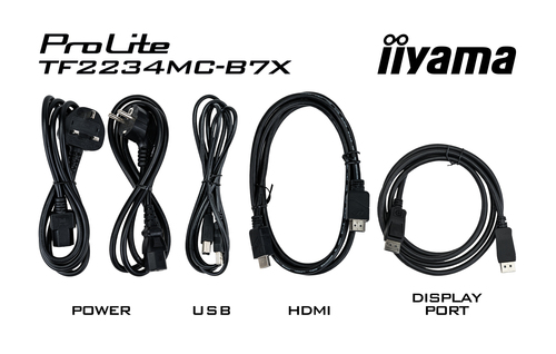 iiyama ProLite TF2234MC-B7X 21.5" 1920 x 1080 pixels Full HD LED Monitor, Black