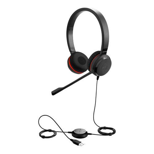 Jabra EVOLVE 30 II Stereo, Wired, 150 - 7000 Hz, Headset/Headphone, Black
