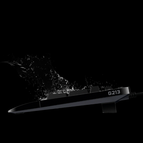 Logitech G G213 Prodigy Gaming Keyboard, Full-size Wired, QWERTY, RGB LED, Black