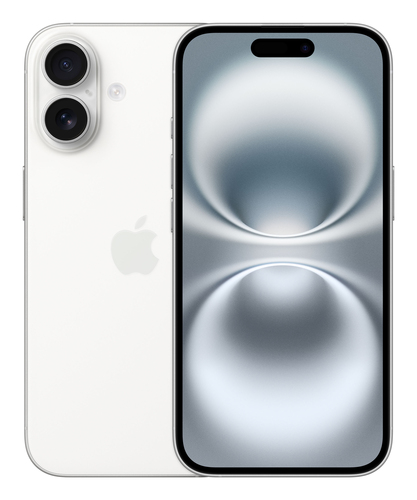Apple iPhone 16 256GB White, 15.5 cm (6.1"), 2556 x 1179 pixels, 48 MP, iOS 18