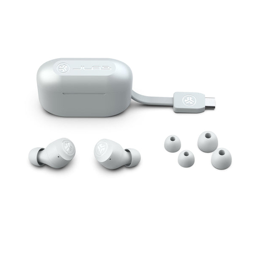 JLab Go Pop+, True Wireless Stereo (TWS), 20 - 20000 Hz, Headset/Earbuds, White