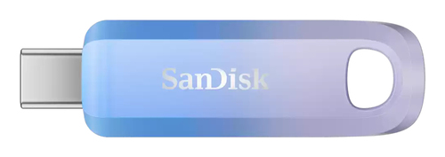 SanDisk Creator 512GB USB-C Flash Drive USB 3.2 Gen1 400MB/s Capless Blue/Lilac
