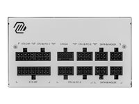 MSI (MAG A850GL PCIE5 WHITE), 850 W, 100 - 240V, 47 - 63Hz, 8A, 4A, Power Supply