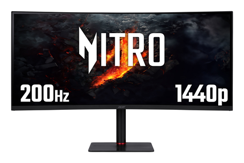 Acer Nitro XV5 Nitro XV345CURX0, 34" UltraWide QHD, Curved 1000R, Gaming Monitor