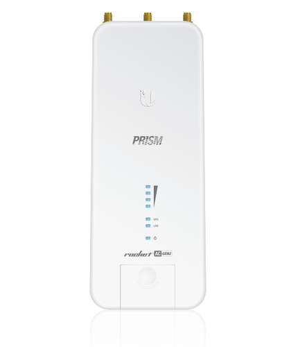 Ubiquiti RP-5AC-Gen2 5GHz Rocket Prism AC WPA2-AES PoE Network Bridge White