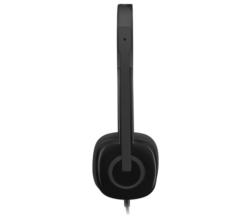 Logitech H150 Stereo, Wired, 20 - 20000 Hz, Headset/Headphones, Black