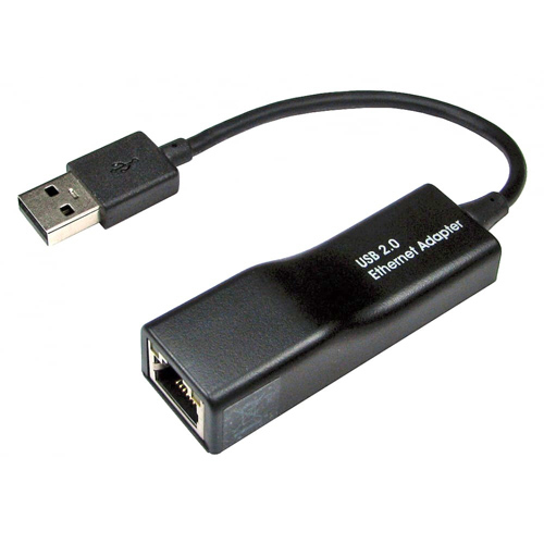 Cablenet USB 2.0 - Ethernet Adaptor Wired USB 100 Mbit/s Black